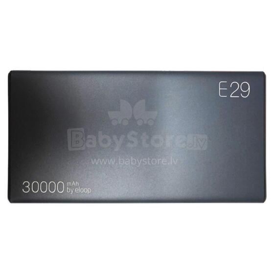 Eloop E29 Mobile Power Bank 30000mAh black