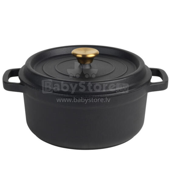 Russell Hobbs RH02524BEU7 Cast iron stockpot 24cm black