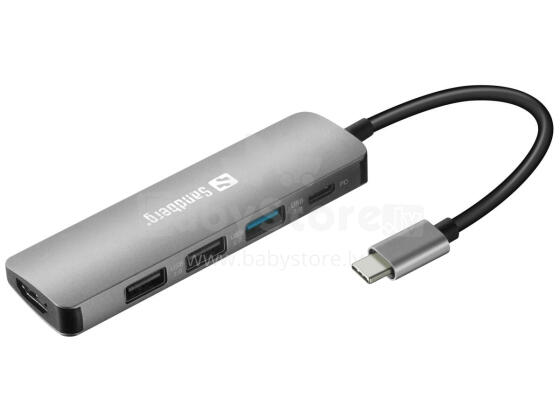 Sandberg 136-32 USB-C Dock HDMI+3xUSB+PD 100W