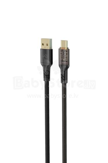 Tellur Data Cable USB to Type-C 3A 100cm Black