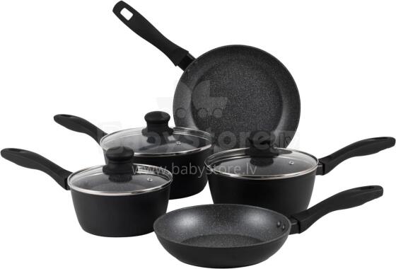 Russell Hobbs RH02814EU7 Metallic Marble 5pcs pan set