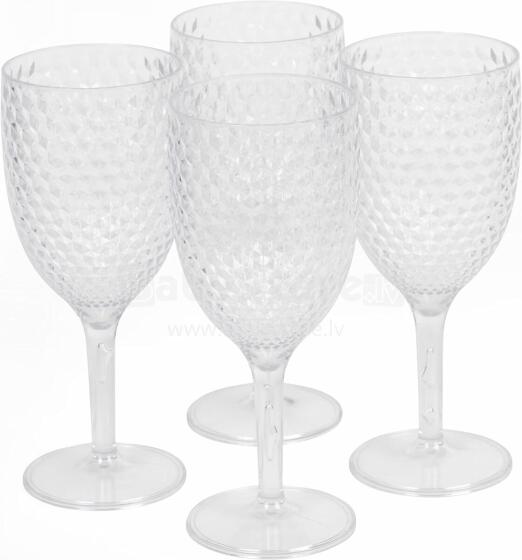 Cambridge CM07655EU7 Fete Diamond 4pcs wine glass set clear