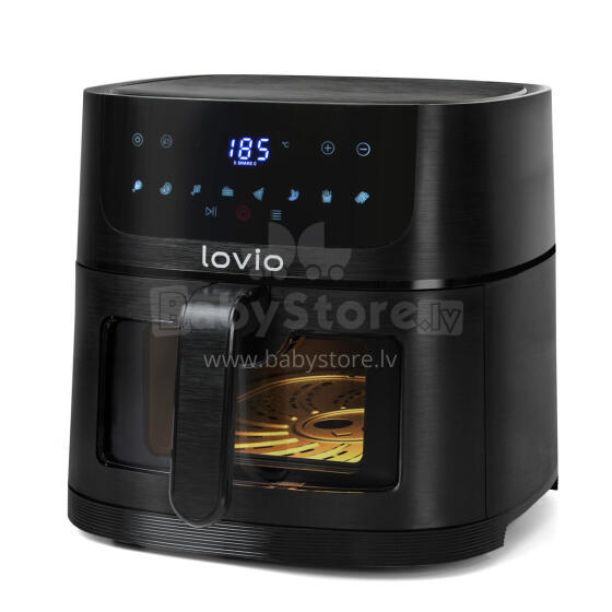 Lovio LVAF002BK PureFry XL Smart 6L Black