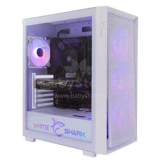 White Shark GCC-2401 Warhead-3 White 4 Fans 12cm RGB