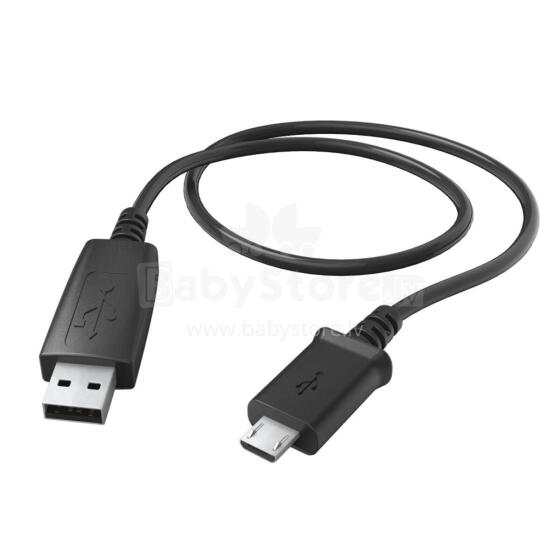 Hama 00173672 Charging/Data Cable, Micro-USB 0.6m Black