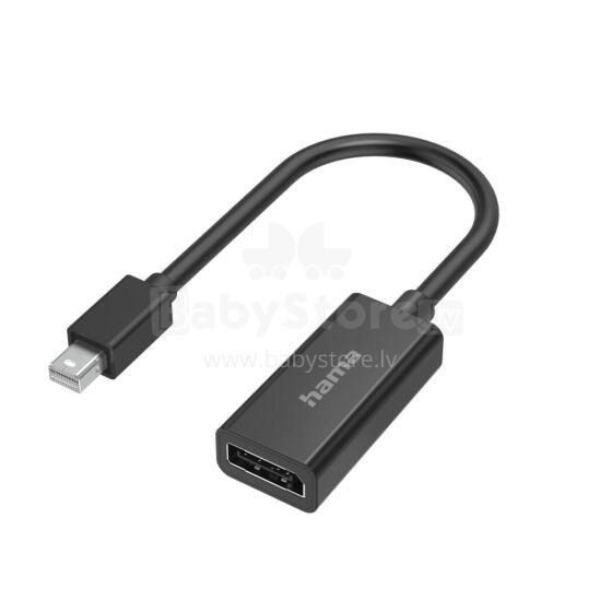 Hama 00200331 Video Adapter, Mini DisplayPort Plug - DisplayPort Socket