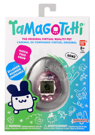 TAMAGOTCHI Interaktyvus skaitmeninis augintinis „Pink Glitter"