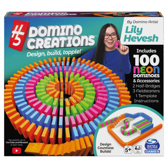 SPINMASTER GAMES spēle Domino Creations Deluxe, 6062358