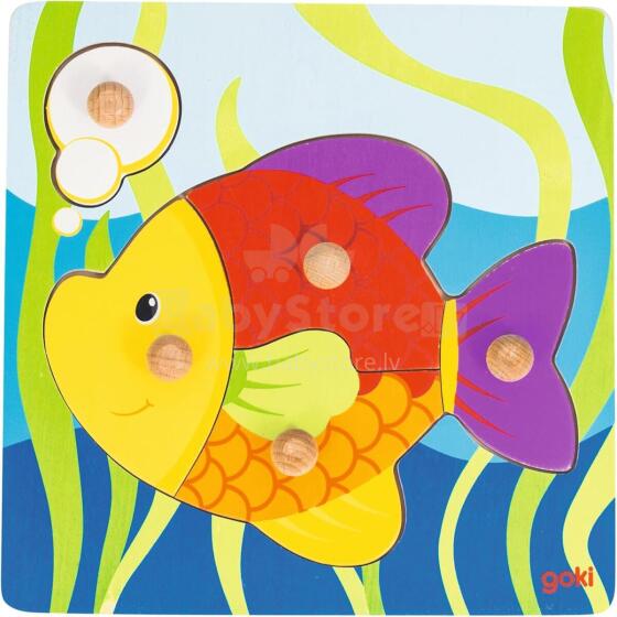 GOKI Art.57554 Fish Lift-out puzzle