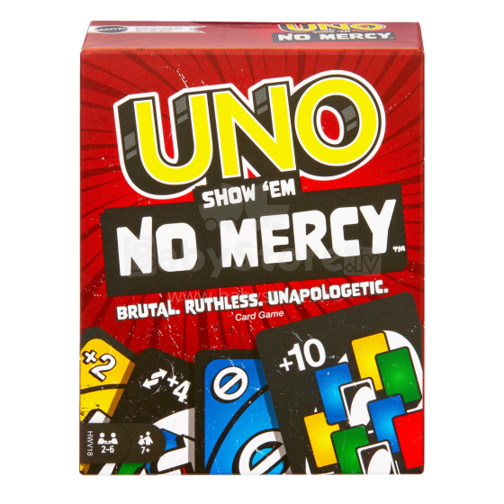 Mattel UNO Art.HWV18 No mercy Card game