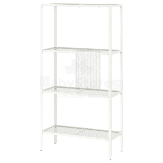 IKEA BAGGEBO Art.50481172 White metalinė lentyna 60x25x116cm