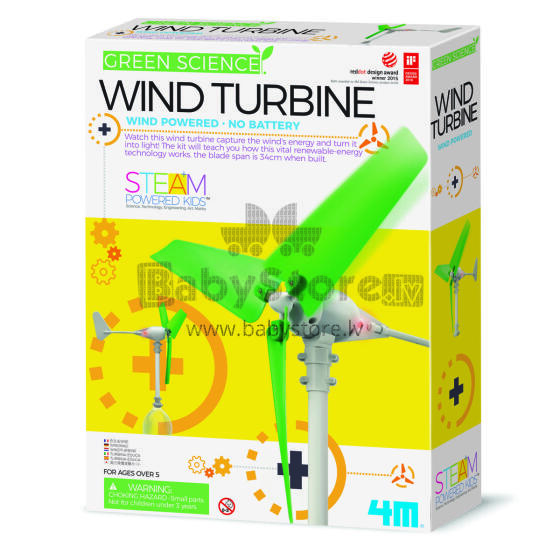 4M GREEN SCIENCE Rinkinys „Vėjo turbina“