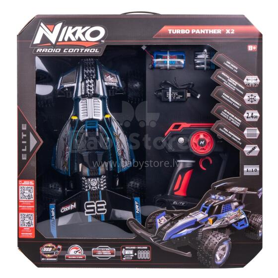 NIKKO Raadio teel juhitav Turbo Panther X2, skaala 1:10