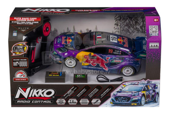 NIKKO Radio control vehicle M-Sport Ford Puma #19 Loeb, scale 1:14