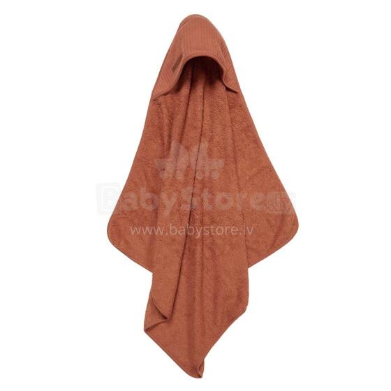 Little Dutch Hooded Towel  Art.TE50630161 Pure Rust Bērnu Dvielis ar kapuci 75x75 cm