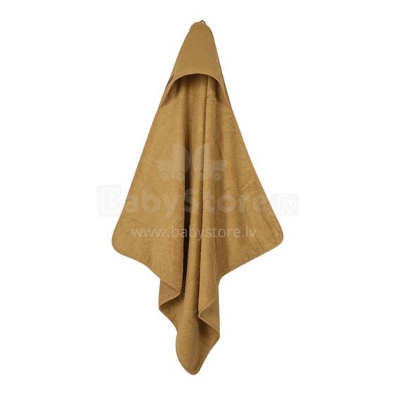 Little Dutch Hooded Towel  Art.TE50630180 Pure Ochre Bērnu Dvielis ar kapuci 75x75 cm