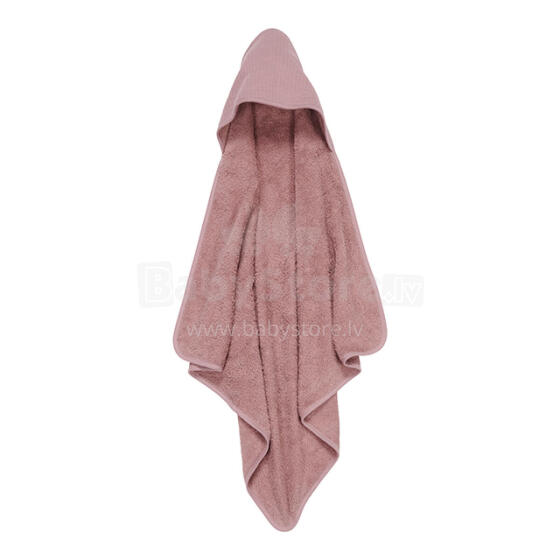 Little Dutch Hooded Towel  Art. TE50672007 Pure Mauve Spice Bērnu Dvielis ar kapuci 75x75 cm