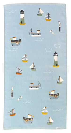 Little Dutch Beach Towel  Art.125100 Sailor Boy Baby käterätik rätikuga 60x120sm