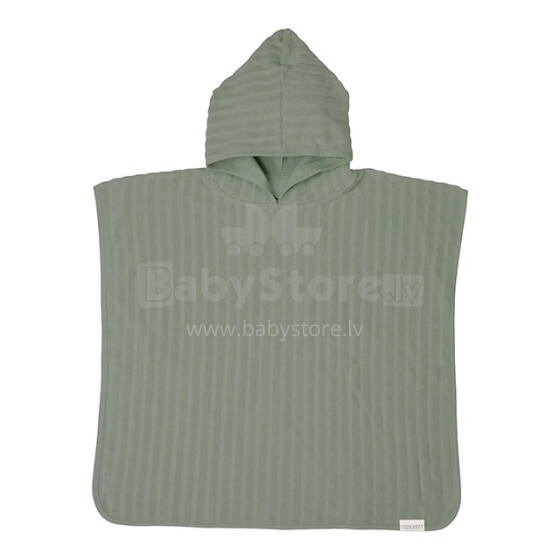 Little Dutch Bath Poncho Art.TE50813020 Olive Dvielis -pončo