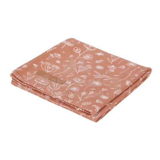 Little Dutch Muslin Swaddles Art.TE50421061 Flower Rust (120x120 cm)