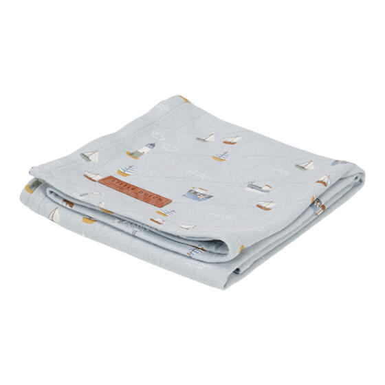 Little Dutch Muslin Swaddles Art.TE50421640 Sailor Bay Augstākās kvalitātes muslina ietināšanas autiņš no bambusa, 1 gb. (120x120 cm)