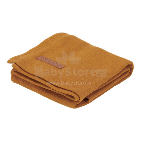 Little Dutch Muslin Swaddles Art.TE50430181 Pure Ochre Spice Высококачественная муслиновая пелёнка из бамбука, 1 шт. (120x120 см)