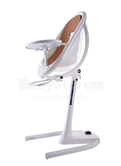 Mima Moon Art.H104RH-CL-W-SH101-CM White/Camel Baby hight chair with seat pad 2in1