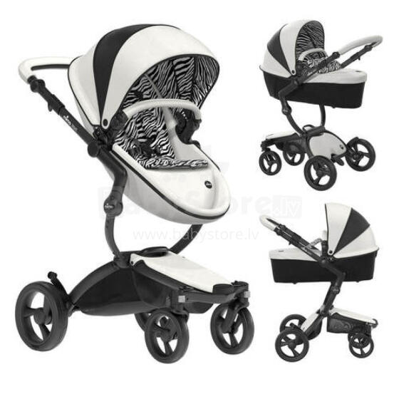 Mima Xari Limited Edition Art.AS122008ZB New York Zebra Stroller with integrated carrycot