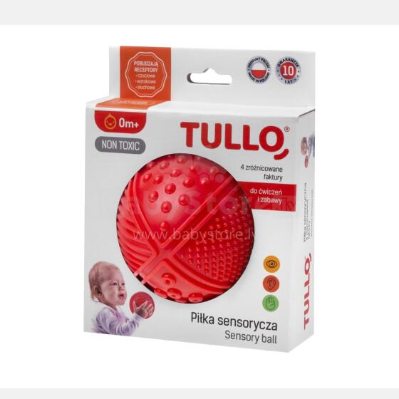 Tullo rubber - educational ball 6 cm, red, 469