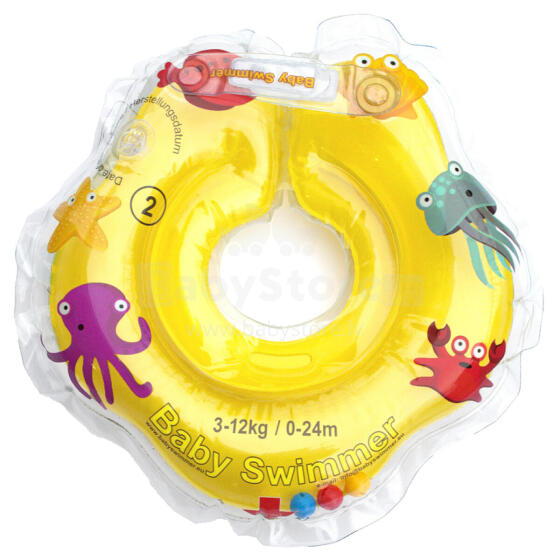 Baby Swimmer Inflatable neck ring for bathing newborns