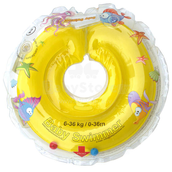 Baby Swimmer Inflatable neck ring for bathing newborns