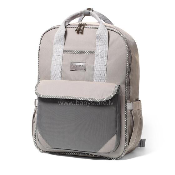 Diaper / Mummy backpack LONDON LOOK grey