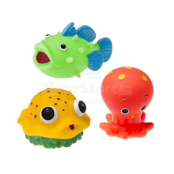 Rubber sea creatures for bathing 3 pcs. 503