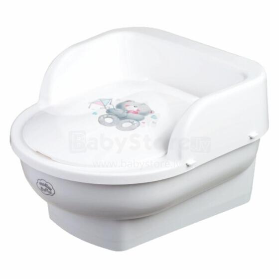 1957-60 Chamber pot Throne, white