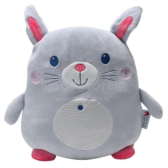 GIOplush Grey Rabbit Cushion 32cm GIO-822