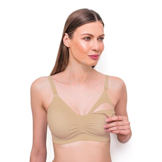 Babyono the bra for nursing mothers E80-85, beige 506/16