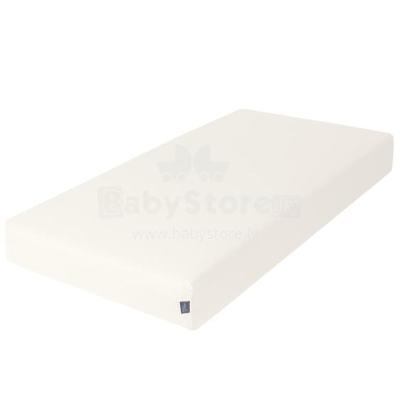 Jersey fitted sheet with elasticated edge (120x60) Cream