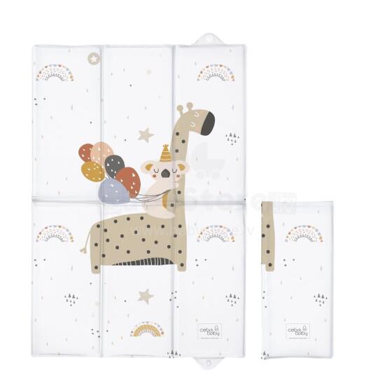 Folding changing mat (60x40) Giraffe