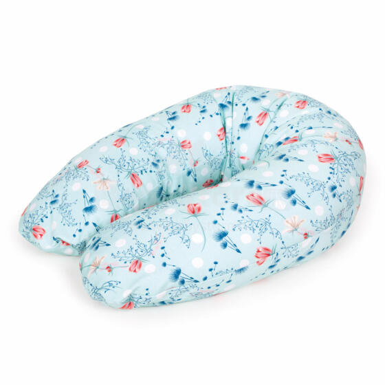 MILLI breastfeeding pillow Duo Green Flowers