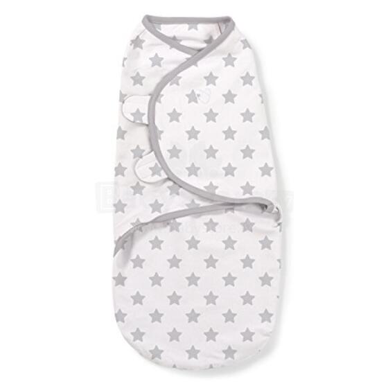 SUMMER Original swaddle Grey Star Small 87176