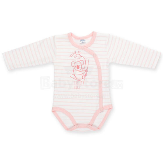 PINOKIO buttoned bodysuit long sleeve Happy Kids 52cm Pink