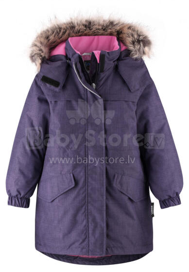 LASSIE Parka Sira Dark plum 721748-4952-140