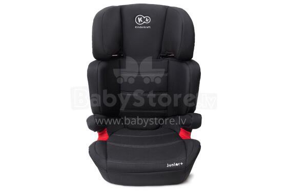 KINDERKRAFT automobilinė kėdutė Junior Plus Black