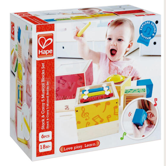 HAPE stacking music set, E0336