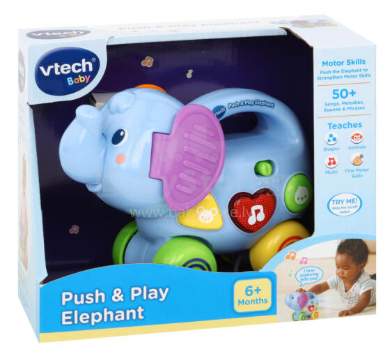 VTECH musical toy Push and Play Elephant, 80-513603