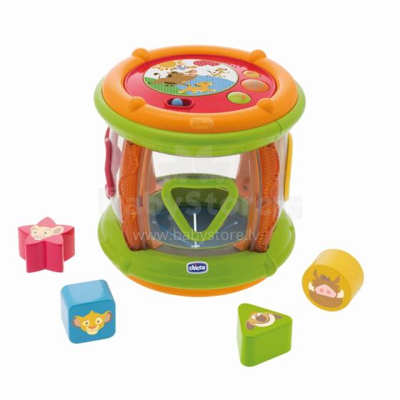 CHICCO shape and sound tamburine Lion King, 00007514000000