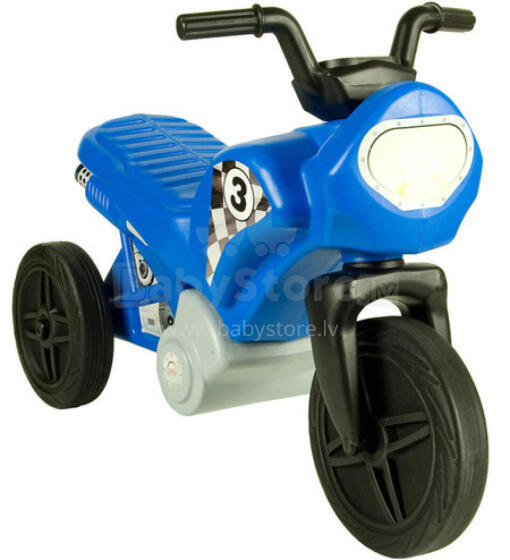 MOCHTOYS Motociklas paspirtukas mėlynas, 10232