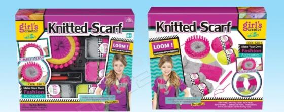 Scarf knitting kit, 1511X172