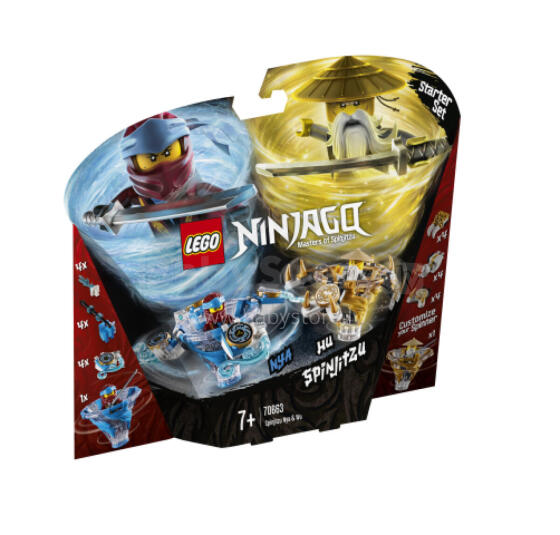 70663 LEGO® NINJAGO® Spinjitzu Nya un Wu