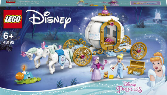 LEGO® 43192 I Disney Princess Tuhkatriinu kuninglik tõld